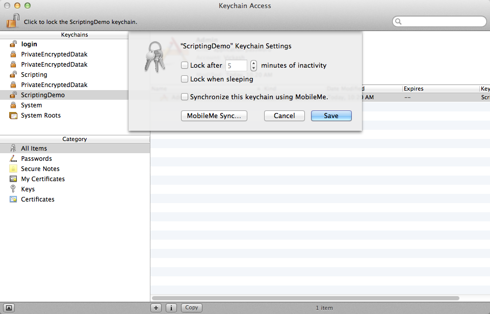 Set it so the keychain doesn't relock until the user logs out.